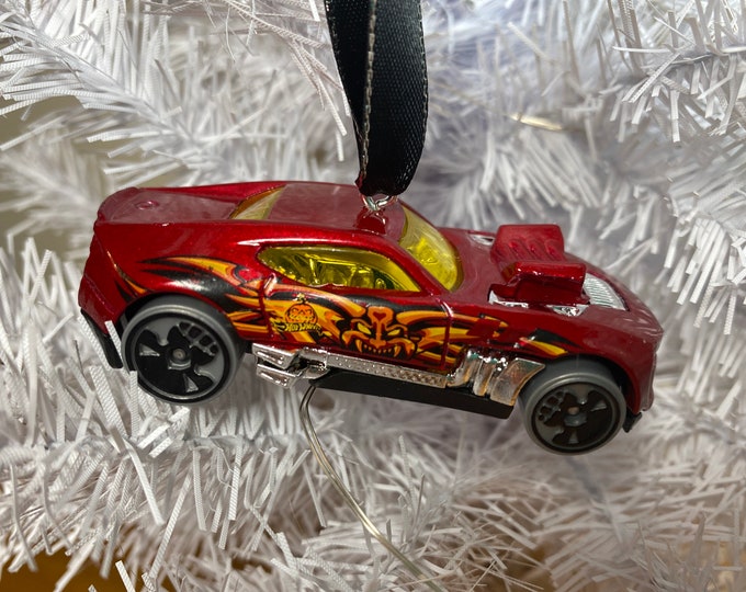 Personalized Halloween Twinduction Hot Wheel Ornament