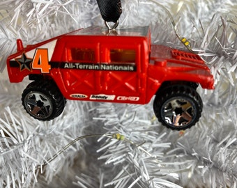 Personalized Hummer Hot Wheels Ornament Handmade