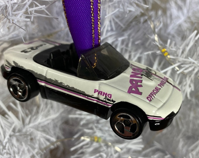 Personalized Racing Miata No 23 Hot Wheels Ornament Handmade