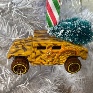 Personalized Hummer Hot Wheels Ornament Handmade