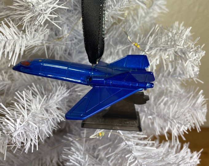 Personalized X-men X-Jet Hot Wheels Ornament