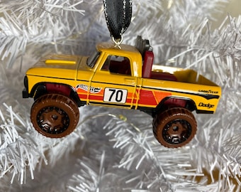 Personalized ‘70 Dodge Power Wagon Hot Wheel Ornament