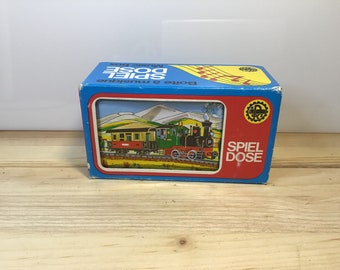 Vintage Spiel Dose Train Windup Music Box