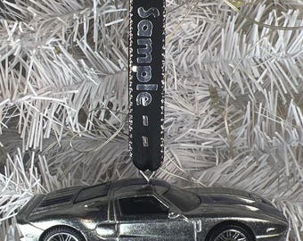 Personalized Ford GT Hot Wheel Ornament