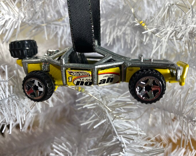 Personalized Roll Cage Dragster Team Noah Hot Wheels Ornament Handmade