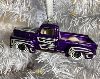 Personalized  1949 Ford F1 Truck Hot Wheels Ornament