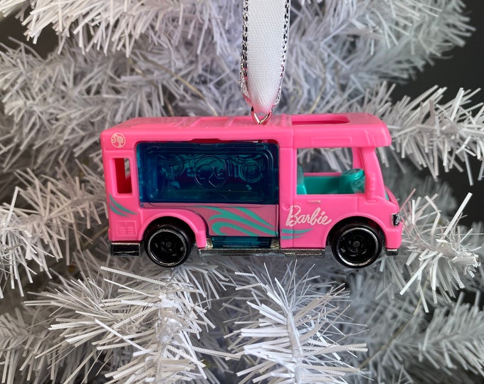 Personalized 2022 Barbie Dream Camper Hot Wheels Ornament