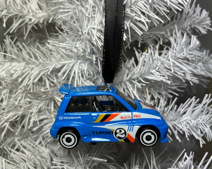 Personalized Custom 85 Honda City Turbo ll Hot Wheels Ornament