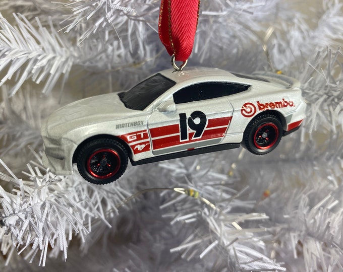 Personalized ‘19 Ford Mustang Coupe Matchbox Ornament