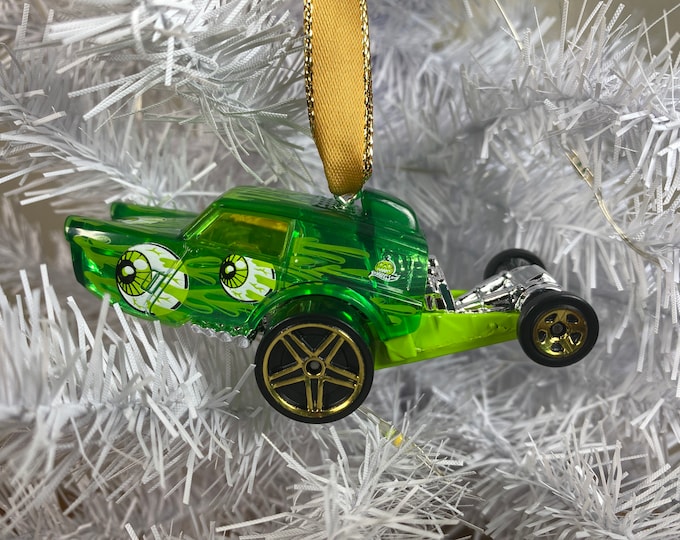 Personalized Halloween Hot Wheel Ornament