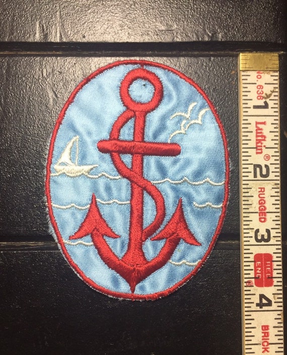 Sailing Patch with Anchor - image 2