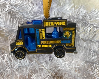 Personalized New Years 2021 Food Truck Ornament Handmade