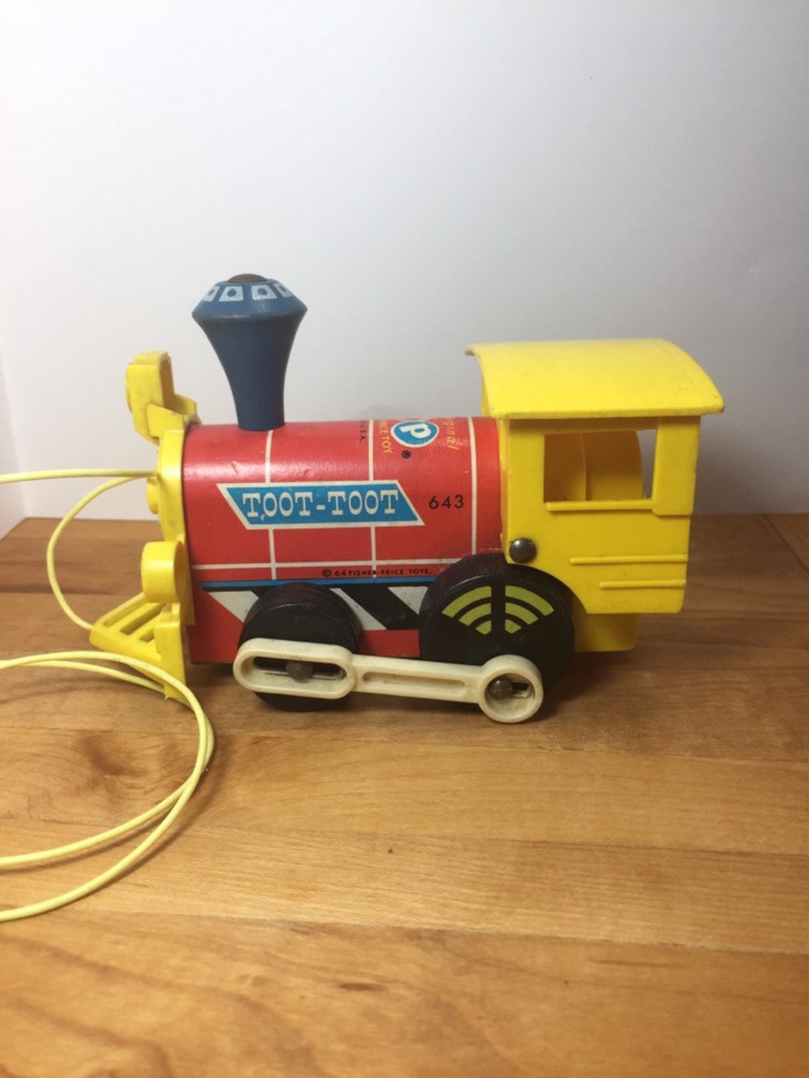 1960s Fisher Price Toot Toot Train Toy | Etsy