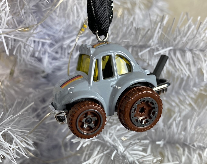 Personalized VW Baja Beetle Hot Wheel Ornament Handmade