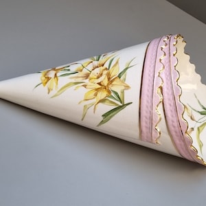 Vintage Rörstrand wall vase, 도자기