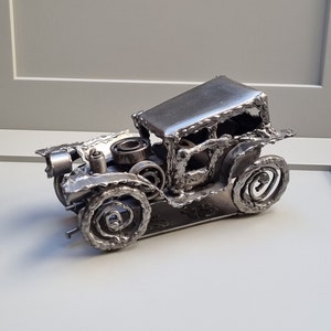 Vintage Antique Style Car, Metal Car, Retro Collectible Decor, Collector Item, Gift Idea