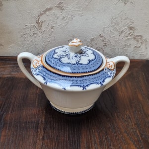 Wood&#39;s burslem England sugar dish