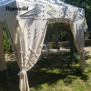 Vendor Tent, Boho tent, boho canopy cover, festival tent, boho vendor canopy cover, lux tent, made to order, wedding tent, event tent