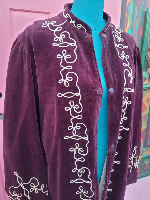 Antique Velvet Odd Fellows Regalia Coat - 1920s Ward-stilson Antique Velvet Odd Fellows Regalia Coat - 1920s Ward-stilson