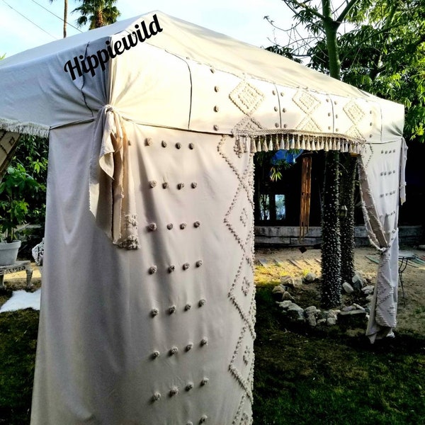 Vendor Canopy cover, Boho tent, boho canopy, festival tent, pop up tent, vendor tent, hippiewild, made to order, wedding tent, boho canopy
