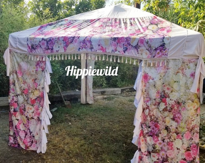 SALE IN STOCK Vendor Canopy Tent Cover Only Boho Event Gazebo Etsy