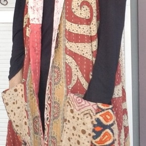 Indiase kantha deken - Bohemian Treasures Indiase kantha deken - Bohemian Treasures