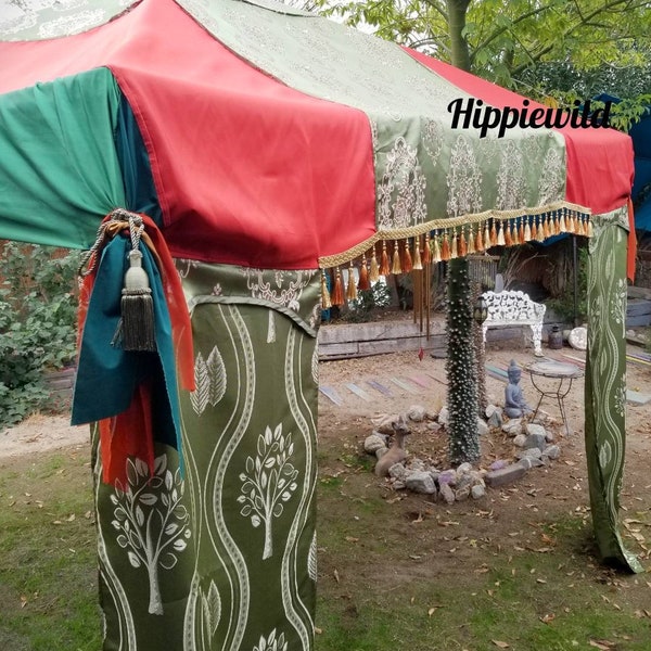 Custom Deanna! Renaissance Tent, Event Tent, Festival Tent, Hippiewild, 10x10 canopy cover, tent cover, canopy tent, vendor tent cover