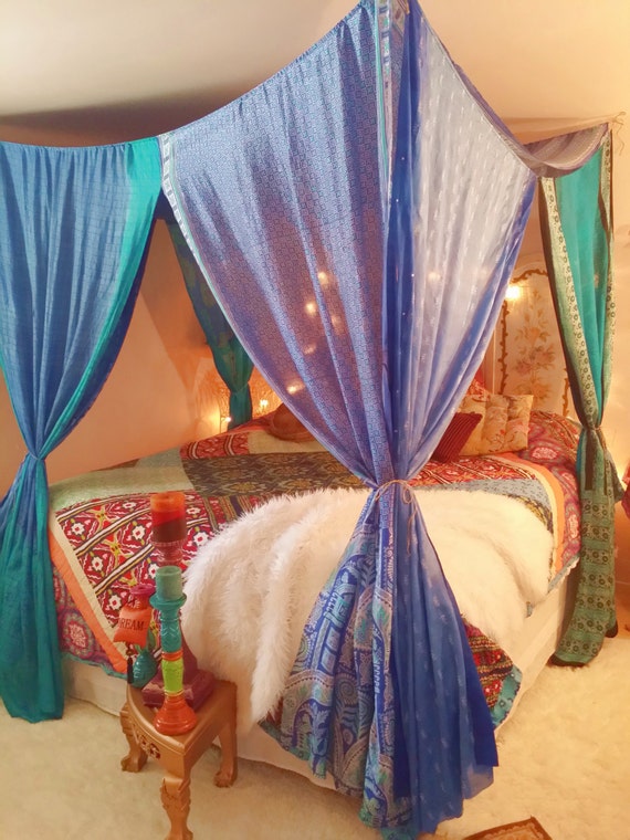 Boho Bed Canopy MADE TO ORDER Gypsy Hippie Hippy HippieWild Etsy