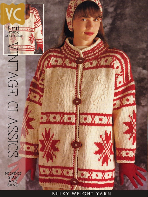 VINTAGE 90's Knit | Nordic Bulky 