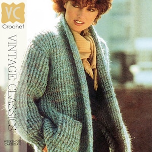 80s Cardigan - Etsy