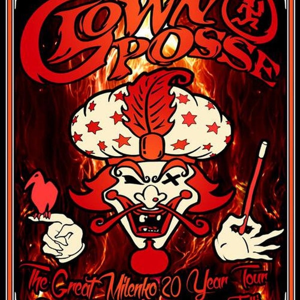 Insane Clown Posse ICP Boulder 2017 original Concert Poster Grealish