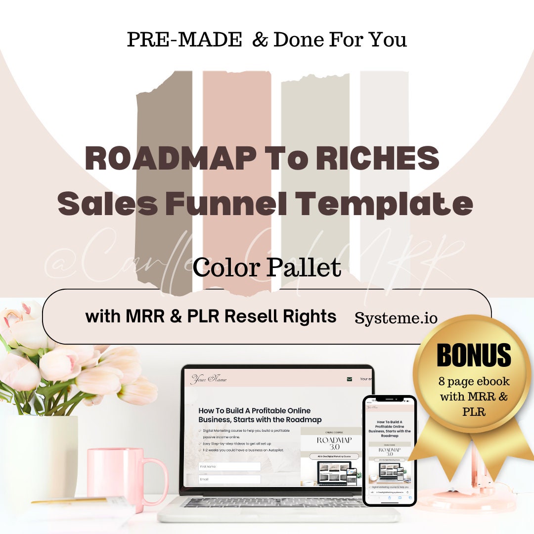 Elegant Roadmap 3.0 Funnel Template W/ MRR & PLR simple Systemeio 1 Elegant Roadmap 3.0 Funnel Template W/ MRR & PLR simple Systemeio 1