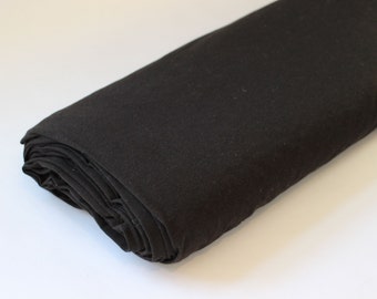 Black Bamboo Jersey - 100% Organic