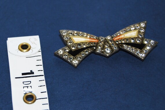 Vintage genuine Pierre Bex 'Bow' brooch, direct f… - image 8