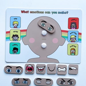 Emotions Making Face for Toddlers and Kids, Recognising Facial Expressions for Children, Feelings Resources