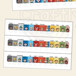 Childrens Emotions Scale Printable, Feelings Chart for Kids and Adults, Emotions Resources Digital Download