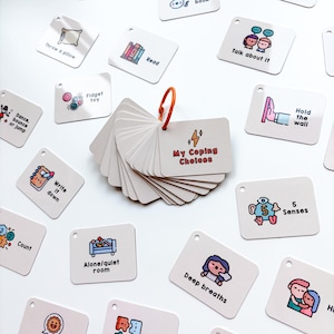 Portachiavi per bambini con comunicazione e autoregolamentazione per le scelte di coping