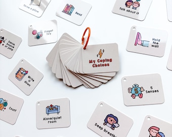 Coping Choices Self Regulation Communication Keyring for Kids