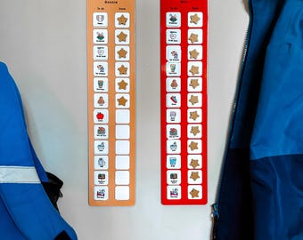 Pictorial Visual Timetable Planner for Children and Adults Transitions and Routine