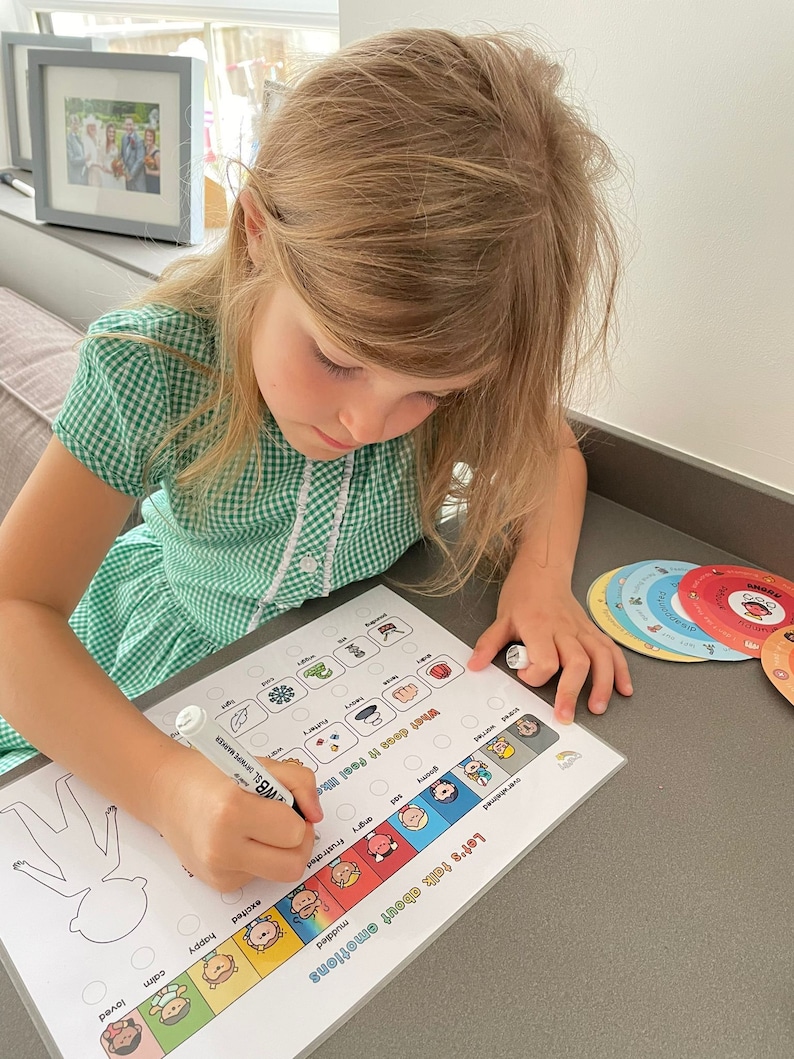 Emotionele regulatie voor kinderen, mindfulness-activiteit, 5-puntsschaal, reflectie over emoties en gevoelens van kinderen, therapiebronnen afbeelding 6