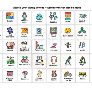 Kids Emotions Scale, Coping Choices for Nursery, Childrens Emotional ...