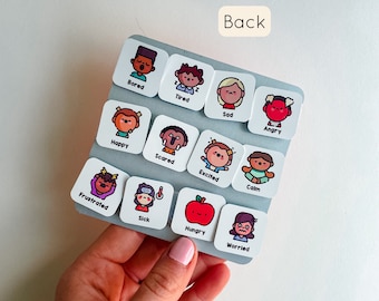 Childrens Emotions And Feelings Communication Board for Travelling, On the Go Resources for Kids Autism, SEN, School Support