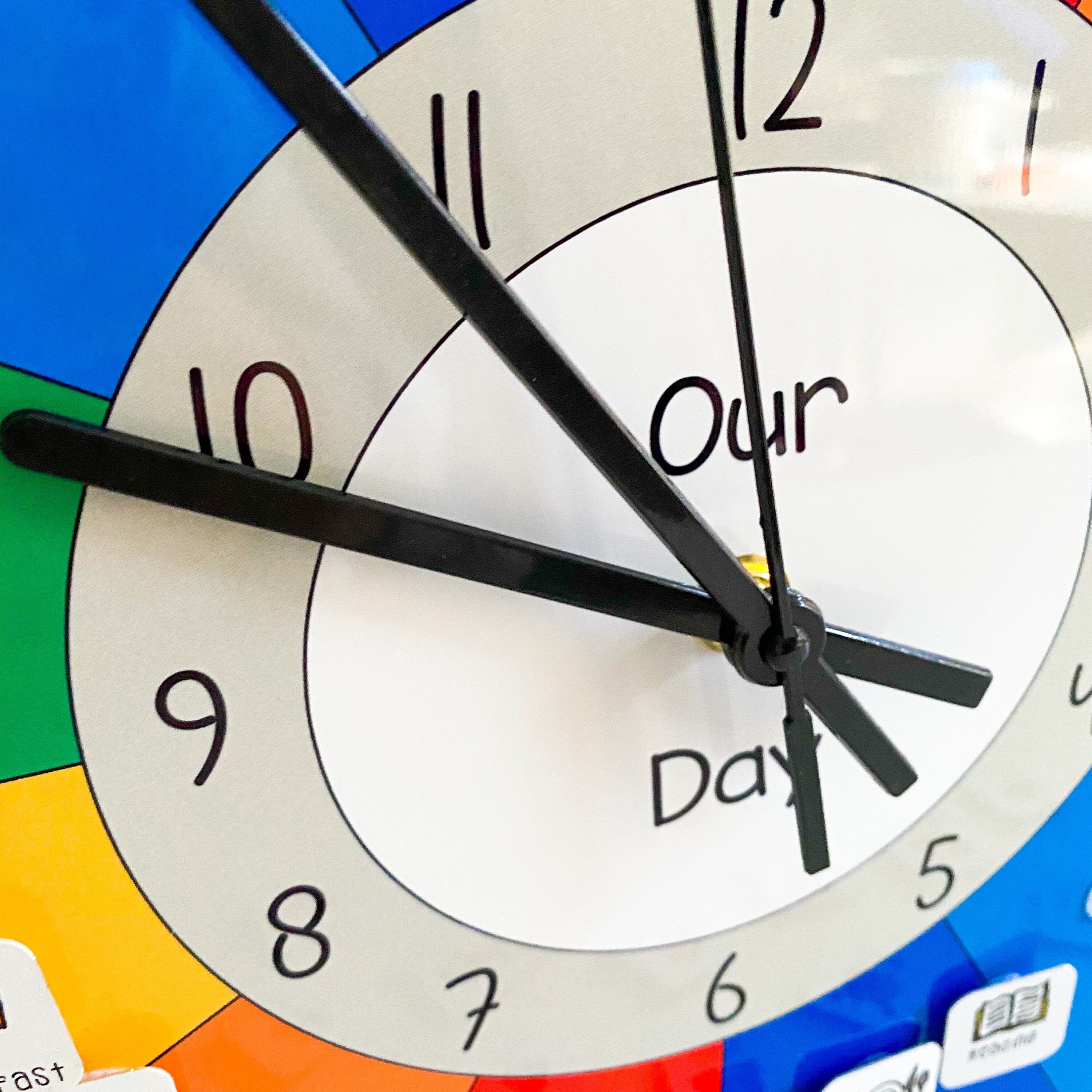 Childrens Routine Clock Visual Timetable Kids Routine Etsy