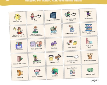 Emotional Regulation Keyring Digital Download Printable