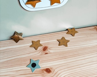 Tabla De Recompensas Magnética Infantil – Pizarra De Estrellas Para Fomentar El Buen Comportamiento, Incluye 80+ Tareas Y 300 Estrellas, Versión Actualizada En Español