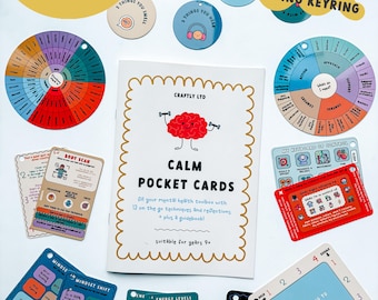 Teenagers Coping Skills Keyring for Emotional Wellbeing, Tweens and Teens Mental Health Resource