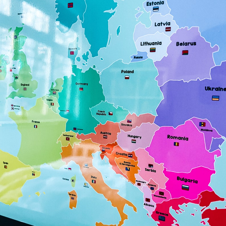 Printable Europe Map for Kids and Children, Teachers and Schools ...