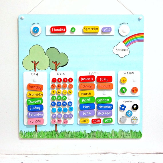 Calendar Chart For Kids