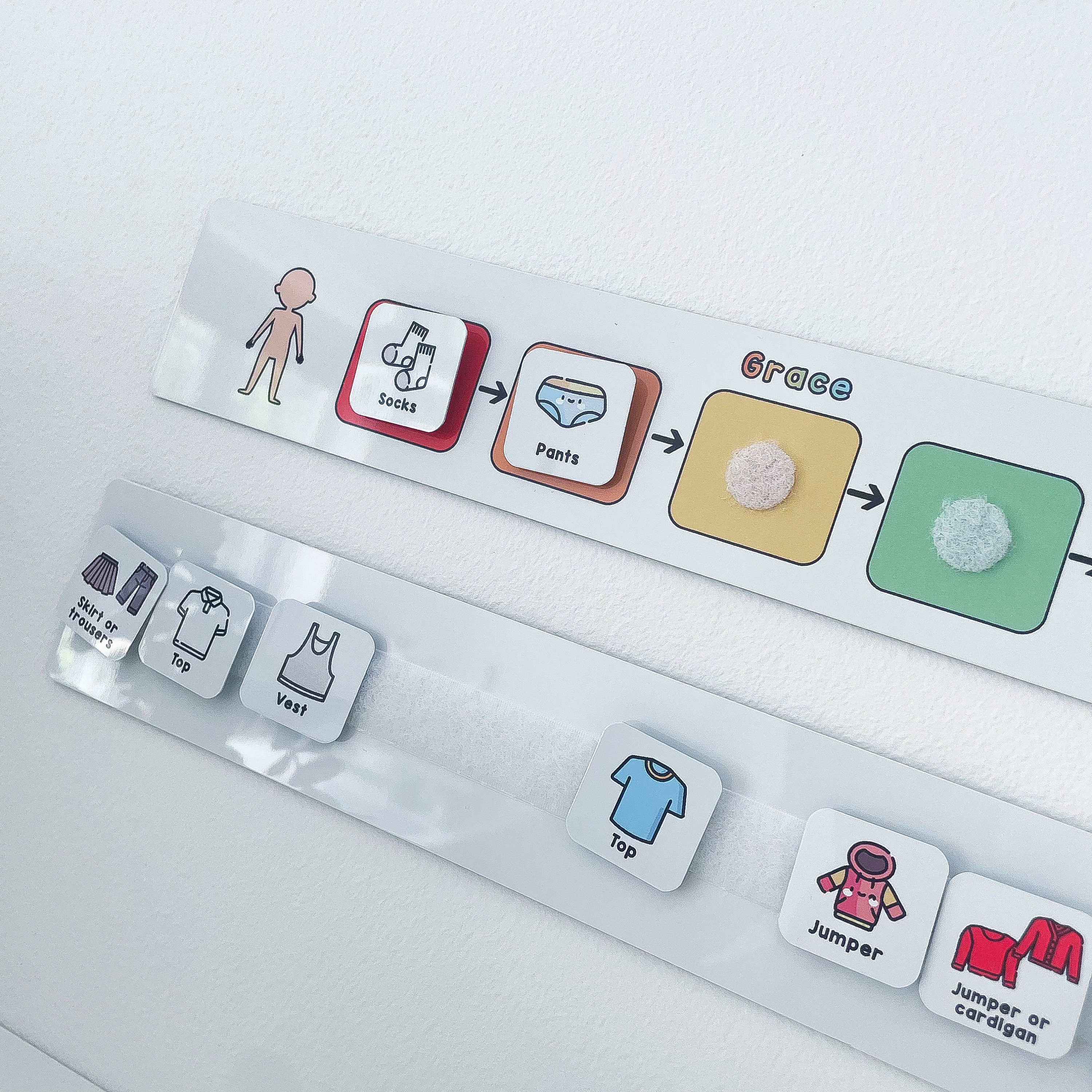Sen Routines Chart Getting Dressed Visual Timetable: SEN Morning Routine Chart - Etsy