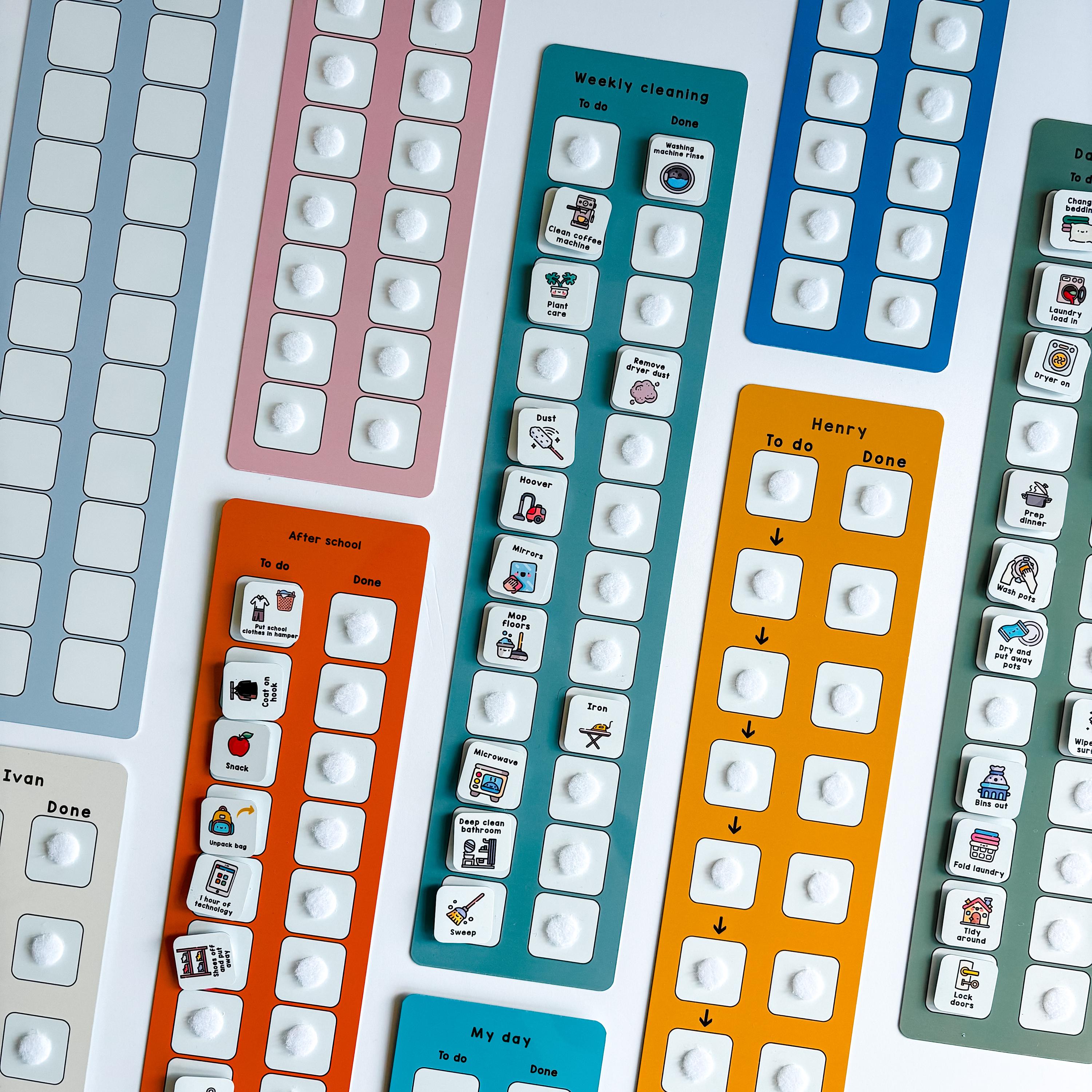 Generic Visual Time Table Visual Timetable EDITABLE Digital Download - Etsy